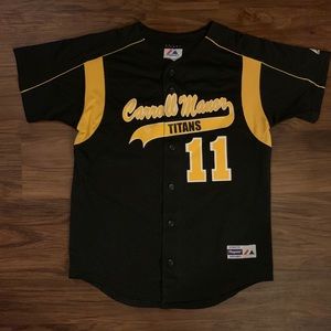 Carroll Manor Titans #11 Baseball Jersey